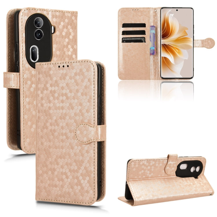 Honeycomb Dot Texture Leather Phone Case, For OPPO Reno11 F 5G / F25 Pro, For OPPO Find X7, For OPPO Reno11 5G Global, For OPPO Reno11 Pro Global