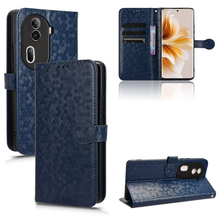 Honeycomb Dot Texture Leather Phone Case, For OPPO Reno11 F 5G / F25 Pro, For OPPO Find X7, For OPPO Reno11 5G Global, For OPPO Reno11 Pro Global