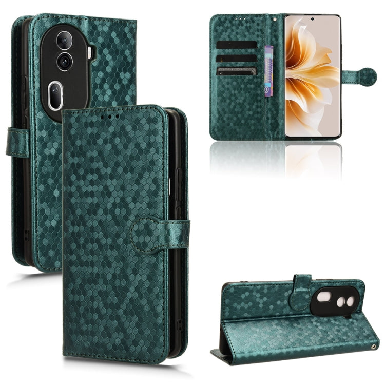 Honeycomb Dot Texture Leather Phone Case, For OPPO Reno11 F 5G / F25 Pro, For OPPO Find X7, For OPPO Reno11 5G Global, For OPPO Reno11 Pro Global
