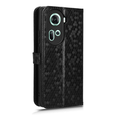 Honeycomb Dot Texture Leather Phone Case, For OPPO Reno11 5G Global, For OPPO Reno11 Pro Global, For OPPO Find X7 Ultra, For OPPO A79 5G Global / A2