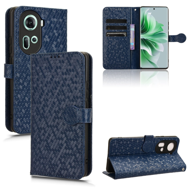 Honeycomb Dot Texture Leather Phone Case, For OPPO A3 Pro 5G, For OPPO Reno11 F 5G / F25 Pro, For OPPO Find X7, For OPPO Reno11 5G Global