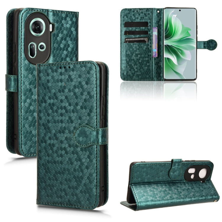 Honeycomb Dot Texture Leather Phone Case, For OPPO A3 Pro 5G, For OPPO Reno11 F 5G / F25 Pro, For OPPO Find X7, For OPPO Reno11 5G Global