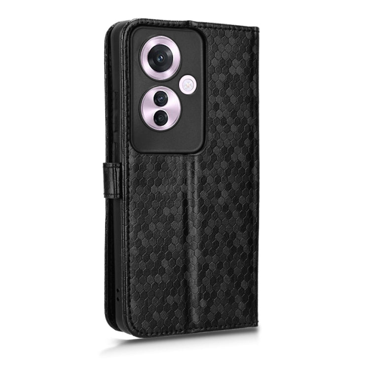 Honeycomb Dot Texture Leather Phone Case, For OPPO Reno11 F 5G / F25 Pro, For OPPO Find X7, For OPPO Reno11 5G Global, For OPPO Reno11 Pro Global