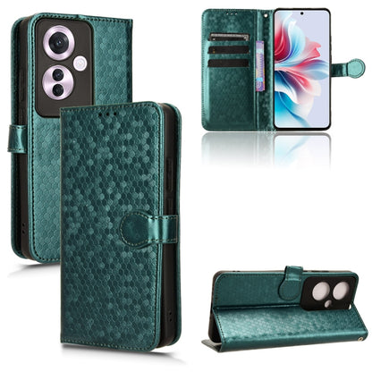 Honeycomb Dot Texture Leather Phone Case, For OPPO Reno11 F 5G / F25 Pro, For OPPO Find X7, For OPPO Reno11 5G Global, For OPPO Reno11 Pro Global