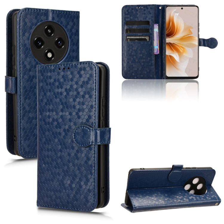 Honeycomb Dot Texture Leather Phone Case, For OPPO Reno12 5G Global, For OPPO K12x 5G, For OPPO A60 4G, For OPPO A3 Pro 5G
