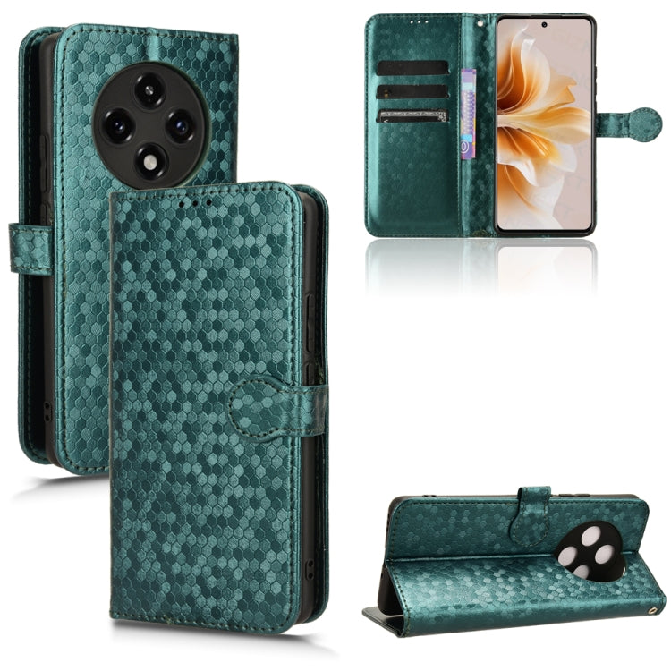 Honeycomb Dot Texture Leather Phone Case, For OPPO Reno12 5G Global, For OPPO K12x 5G, For OPPO A60 4G, For OPPO A3 Pro 5G