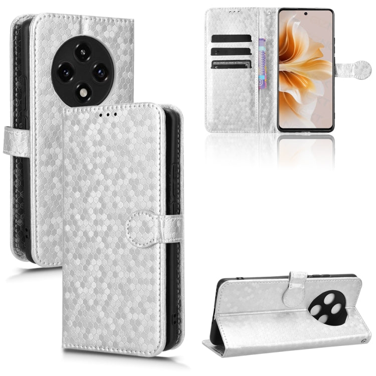 Honeycomb Dot Texture Leather Phone Case, For OPPO Reno12 5G Global, For OPPO K12x 5G, For OPPO A60 4G, For OPPO A3 Pro 5G