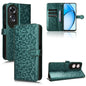 Honeycomb Dot Texture Leather Phone Case, For OPPO Reno12 Pro 5G Global, For OPPO Reno12 5G Global, For OPPO K12x 5G, For OPPO A60 4G