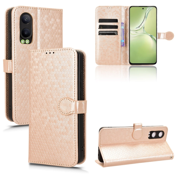 Honeycomb Dot Texture Leather Phone Case, For OPPO Reno12 Pro 5G Global, For OPPO Reno12 5G Global, For OPPO K12x 5G, For OPPO A60 4G