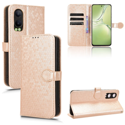 Honeycomb Dot Texture Leather Phone Case, For OPPO Reno12 Pro 5G Global, For OPPO Reno12 5G Global, For OPPO K12x 5G, For OPPO A60 4G