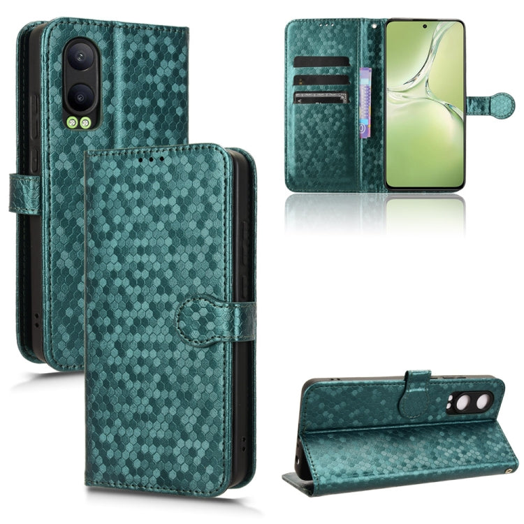 Honeycomb Dot Texture Leather Phone Case, For OPPO Reno12 Pro 5G Global, For OPPO Reno12 5G Global, For OPPO K12x 5G, For OPPO A60 4G