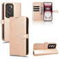 Honeycomb Dot Texture Leather Phone Case, For OPPO Reno12 Pro 5G Global, For OPPO Reno12 5G Global, For OPPO K12x 5G, For OPPO A60 4G