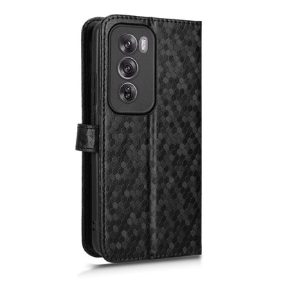 Honeycomb Dot Texture Leather Phone Case, For OPPO Reno12 Pro 5G Global, For OPPO Reno12 5G Global, For OPPO K12x 5G, For OPPO A60 4G