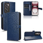 Honeycomb Dot Texture Leather Phone Case, For OPPO Reno12 Pro 5G Global, For OPPO Reno12 5G Global, For OPPO K12x 5G, For OPPO A60 4G
