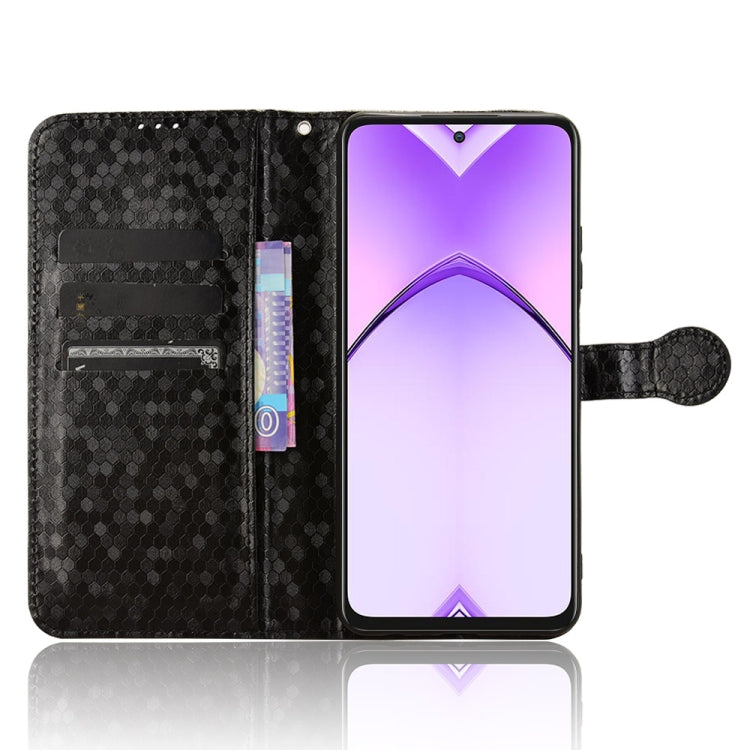 Honeycomb Dot Texture Leather Phone Case, For OPPO A3 Pro India, For OPPO Reno12 Pro 5G Global, For OPPO Reno12 5G Global, For OPPO K12x 5G