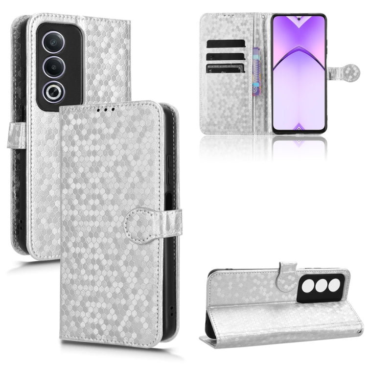 Honeycomb Dot Texture Leather Phone Case, For OPPO Find X8, For OPPO A3x 5G India, For OPPO Reno12 F, For OPPO A3 Pro India