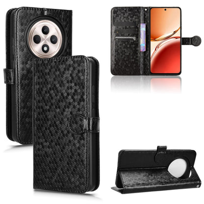 Honeycomb Dot Texture Leather Phone Case, For OPPO A3x 5G India, For OPPO Reno12 F, For OPPO A3 Pro India, For OPPO Reno12 Pro 5G Global