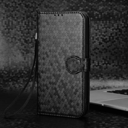 Honeycomb Dot Texture Leather Phone Case, For OPPO A3x 5G India, For OPPO Reno12 F, For OPPO A3 Pro India, For OPPO Reno12 Pro 5G Global