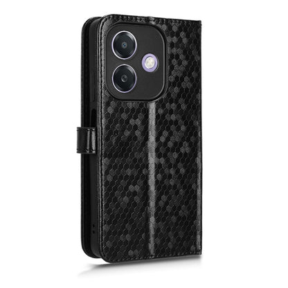 Honeycomb Dot Texture Leather Phone Case, For OPPO A3x 5G India, For OPPO Reno12 F, For OPPO A3 Pro India, For OPPO Reno12 Pro 5G Global