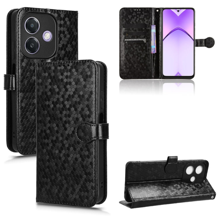 Honeycomb Dot Texture Leather Phone Case, For OPPO Reno13 F 4G / 5G, For OPPO Find X8, For OPPO A3x 5G India, For OPPO Reno12 F