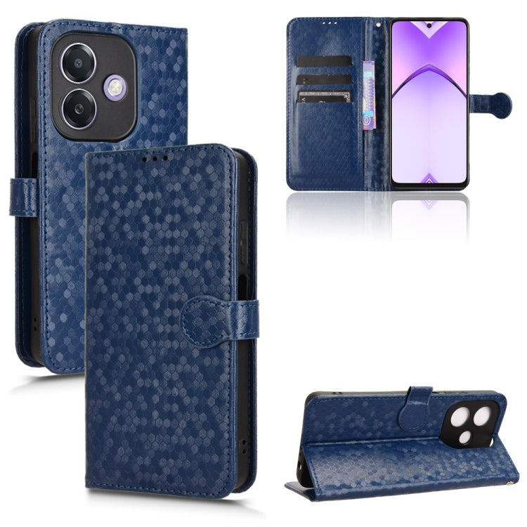 Honeycomb Dot Texture Leather Phone Case, For OPPO Find X8, For OPPO A3x 5G India, For OPPO Reno12 F, For OPPO A3 Pro India