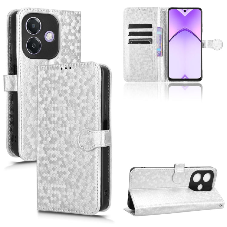 Honeycomb Dot Texture Leather Phone Case, For OPPO Find X8, For OPPO A3x 5G India, For OPPO Reno12 F, For OPPO A3 Pro India
