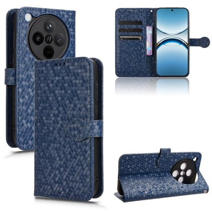 Honeycomb Dot Texture Leather Phone Case, For OPPO Find X8, For OPPO A3x 5G India, For OPPO Reno12 F, For OPPO A3 Pro India