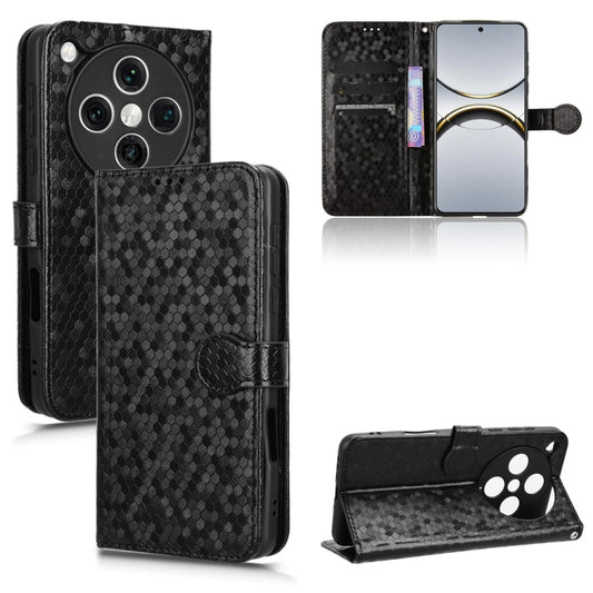 Honeycomb Dot Texture Leather Phone Case, For OPPO Find X8 Pro