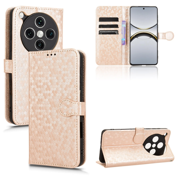 Honeycomb Dot Texture Leather Phone Case, For OPPO Find X7 Ultra, For OPPO A79 5G Global / A2, For OPPO Find X8 Pro
