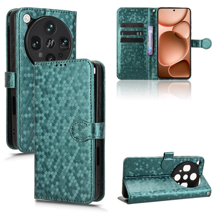 Honeycomb Dot Texture Leather Phone Case, For OPPO Reno14 Global, For OPPO Find X8s+ 5G, For OPPO Find X8s 5G, For OPPO Find X8 Ultra 5G