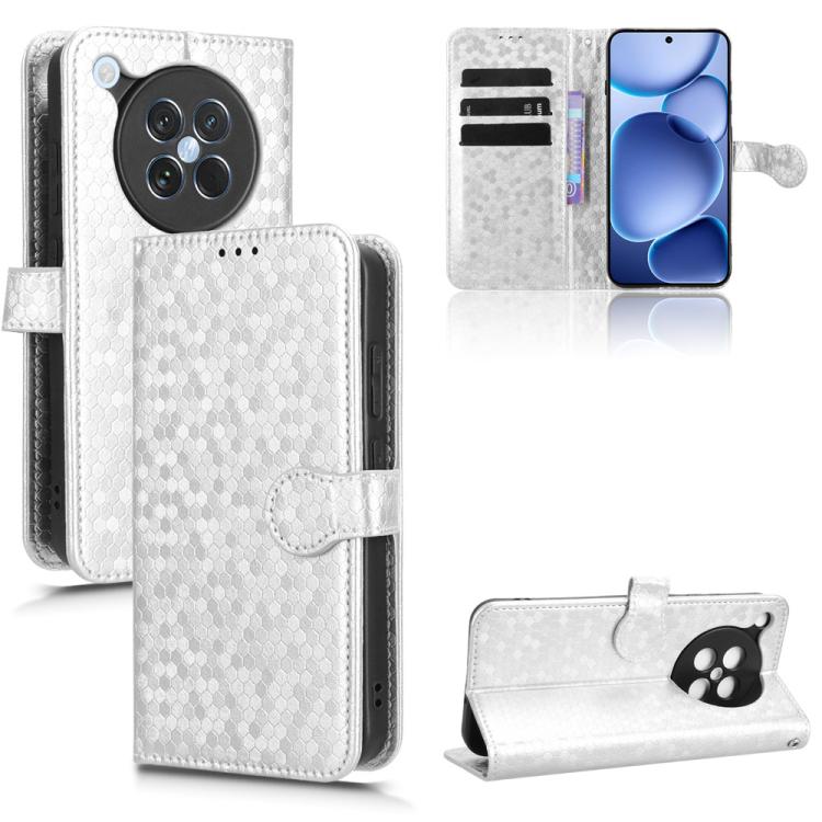 Honeycomb Dot Texture Leather Phone Case, For OPPO Reno14 Pro Global, For OPPO Reno14 Global, For OPPO Find X8s+ 5G, For OPPO Find X8s 5G