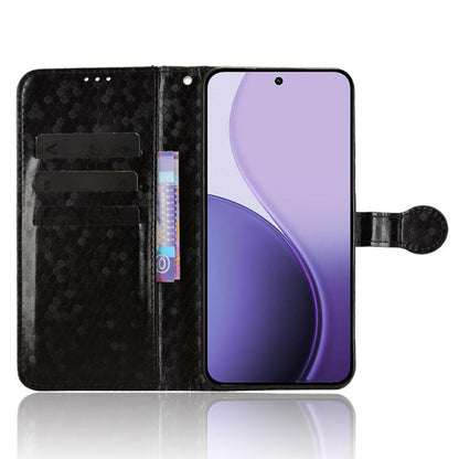 Honeycomb Dot Texture Leather Phone Case, For OPPO Reno14 Global, For OPPO Find X8s+ 5G, For OPPO Find X8s 5G, For OPPO Find X8 Ultra 5G