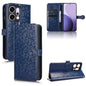 Honeycomb Dot Texture Leather Phone Case, For OPPO Reno14 Pro Global, For OPPO Reno14 Global, For OPPO Find X8s+ 5G, For OPPO Find X8s 5G