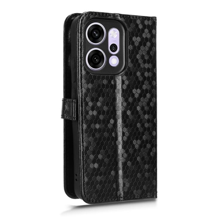 Honeycomb Dot Texture Leather Phone Case, For OPPO Reno14 Pro Global, For OPPO Reno14 Global, For OPPO Find X8s+ 5G, For OPPO Find X8s 5G