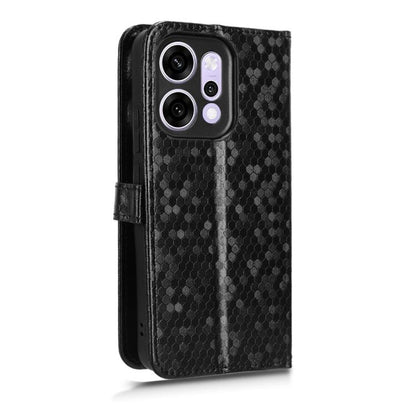 Honeycomb Dot Texture Leather Phone Case, For OPPO Reno14 Pro Global, For OPPO Reno14 Global, For OPPO Find X8s+ 5G, For OPPO Find X8s 5G