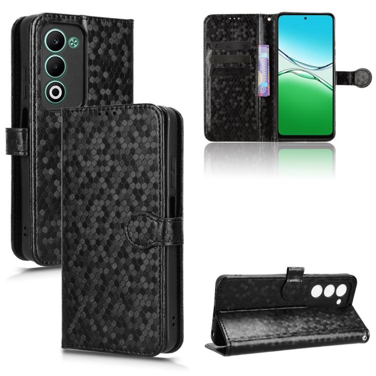Honeycomb Dot Texture Leather Phone Case, For OPPO Find X9 Pro, For OPPO Reno14 F 5G, For OPPO A5x 5G / 4G Global, For OPPO A5 5G / 4G Global