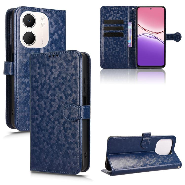 Honeycomb Dot Texture Leather Phone Case, For OPPO Reno14 F 5G, For OPPO A5x 5G / 4G Global, For OPPO A5 5G / 4G Global, For OPPO Reno14 Pro Global