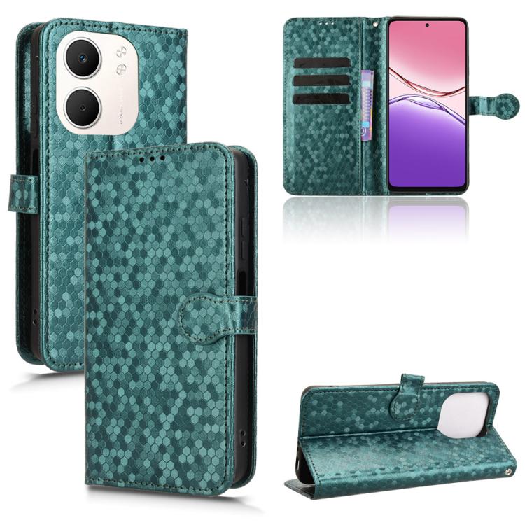 Honeycomb Dot Texture Leather Phone Case, For OPPO Reno14 F 5G, For OPPO A5x 5G / 4G Global, For OPPO A5 5G / 4G Global, For OPPO Reno14 Pro Global