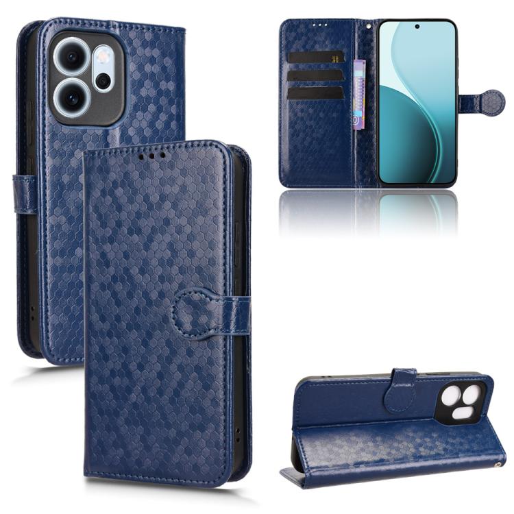 Honeycomb Dot Texture Leather Phone Case, For OPPO Reno14 F 5G, For OPPO A5x 5G / 4G Global, For OPPO A5 5G / 4G Global, For OPPO Reno14 Pro Global
