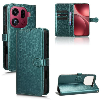 Honeycomb Dot Texture Leather Phone Case, For OPPO Find X9 Pro, For OPPO Reno14 F 5G, For OPPO A5x 5G / 4G Global, For OPPO A5 5G / 4G Global