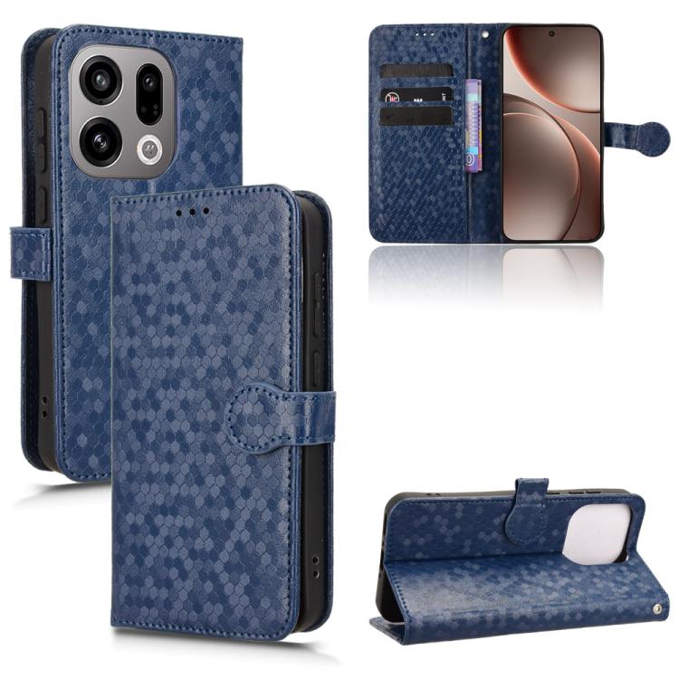 Honeycomb Dot Texture Leather Phone Case, For OPPO Reno15 5G Global, For OPPO Find X9, For OPPO A6 Pro 4G / 5G Global / F31 5G, For OPPO F31 Pro 5G