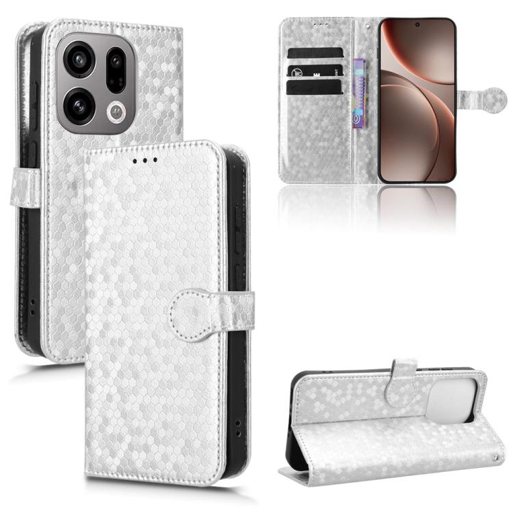 Honeycomb Dot Texture Leather Phone Case, For OPPO Find X9, For OPPO A6 Pro 4G / 5G Global / F31 5G, For OPPO F31 Pro 5G, For OPPO Find X9 Pro