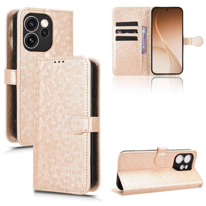 Honeycomb Dot Texture Leather Phone Case, For OPPO Reno15 F 5G, For OPPO Reno15 Pro Max 5G Global, For OPPO A6x 4G / 5G Global, For OPPO Reno15 Pro 5G Global