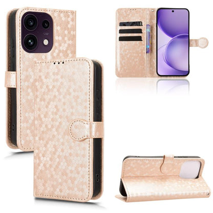 Honeycomb Dot Texture Leather Phone Case, For OPPO F35 Pro 5G / A7 Pro Max, For OPPO Reno16 F 5G / Reno16 FS 5G, For OPPO Reno15 A 5G, For OPPO Reno16 Pro 5G / Reno16 5G Global