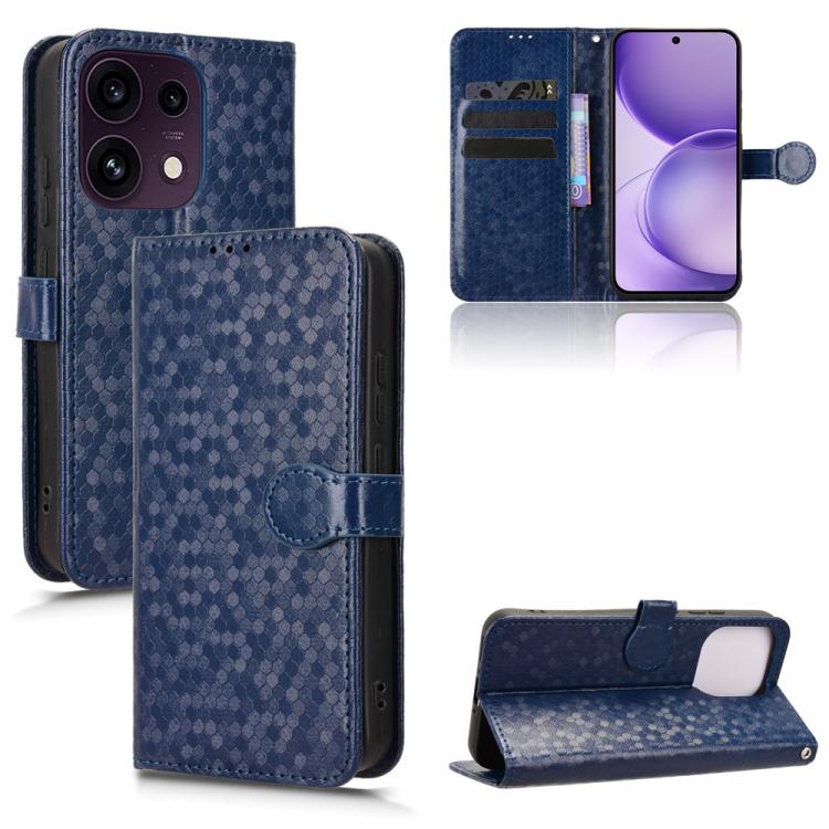 Honeycomb Dot Texture Leather Phone Case, For OPPO F35 Pro 5G / A7 Pro Max, For OPPO Reno16 F 5G / Reno16 FS 5G, For OPPO Reno15 A 5G, For OPPO Reno16 Pro 5G / Reno16 5G Global