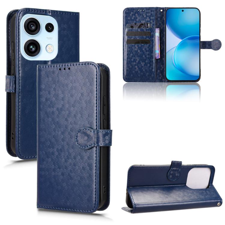 Honeycomb Dot Texture Leather Phone Case, For OPPO F35 Pro 5G / A7 Pro Max, For OPPO Reno16 F 5G / Reno16 FS 5G, For OPPO Reno15 A 5G, For OPPO Reno16 Pro 5G / Reno16 5G Global