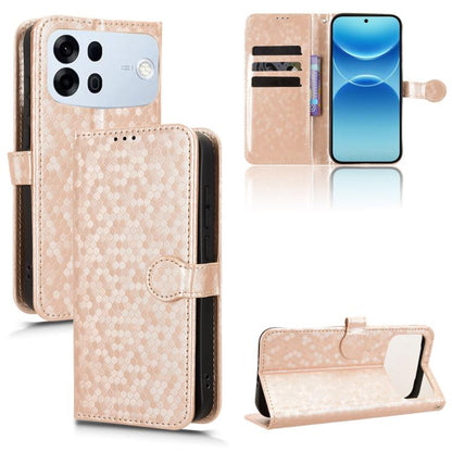 Honeycomb Dot Texture Leather Phone Case, For OPPO F35 Pro 5G / A7 Pro Max, For OPPO Reno16 F 5G / Reno16 FS 5G, For OPPO Reno15 A 5G, For OPPO Reno16 Pro 5G / Reno16 5G Global