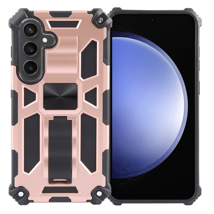 Armor Shockproof TPU + PC Magnetic Phone Case with Holder, For Samsung Galaxy S24+ 5G, For Samsung Galaxy S24 5G, For Samsung Galaxy A15, For Samsung Galaxy A05s, For Samsung Galaxy A05, For Samsung Galaxy S23 FE 5G