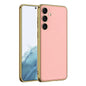 GKK Plating TPU + Leather Full Coverage Phone Case, For Samsung Galaxy S24 Ultra 5G, For Samsung Galaxy S24+ 5G, For Samsung Galaxy S24 5G