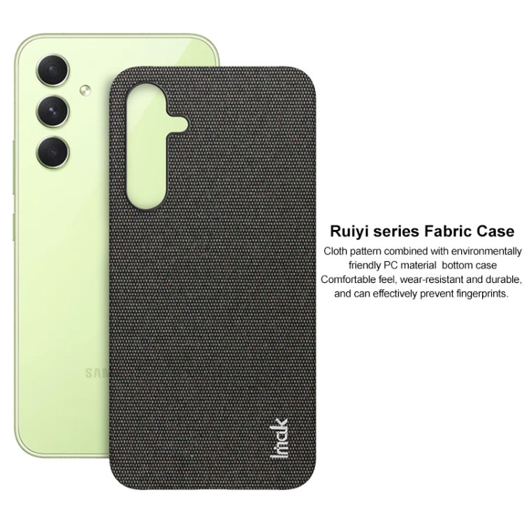imak Ruiyi Series Cloth Texture PU + PC Phone Case, For Samsung Galaxy A55 5G, For Samsung Galaxy A35 5G, For Samsung Galaxy S24 Ultra 5G, For Samsung Galaxy S24+ 5G, For Samsung Galaxy S24 5G, For Samsung Galaxy S23 FE 5G, For Samsung Galaxy A34 5G   ...